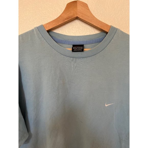 Nike Light Blue Short Sleeve Tshirt Men's Size Large Mens Tee Casual Athletic To - Picture 2 of 6